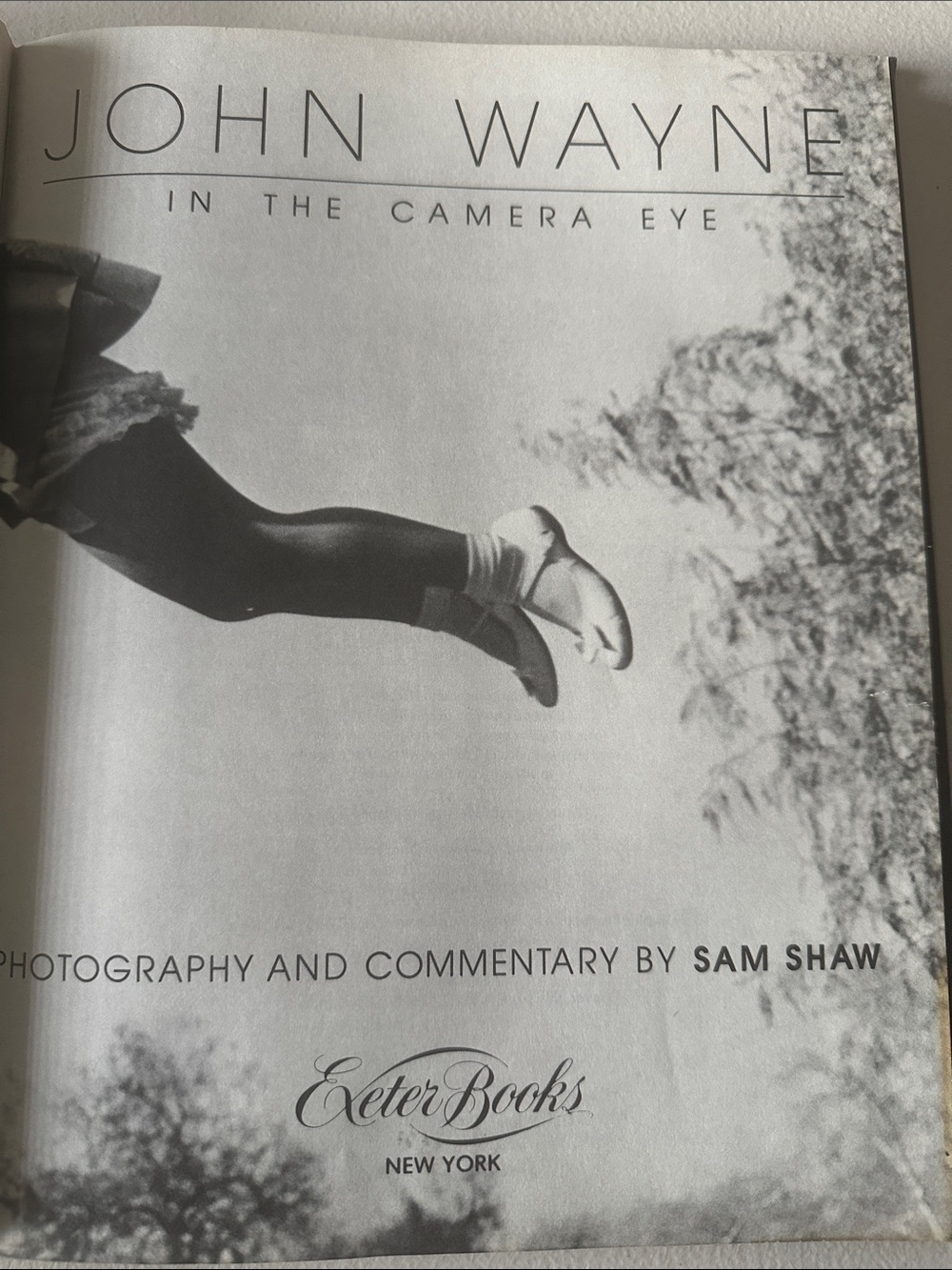 John Wayne Photography Book - Black & White